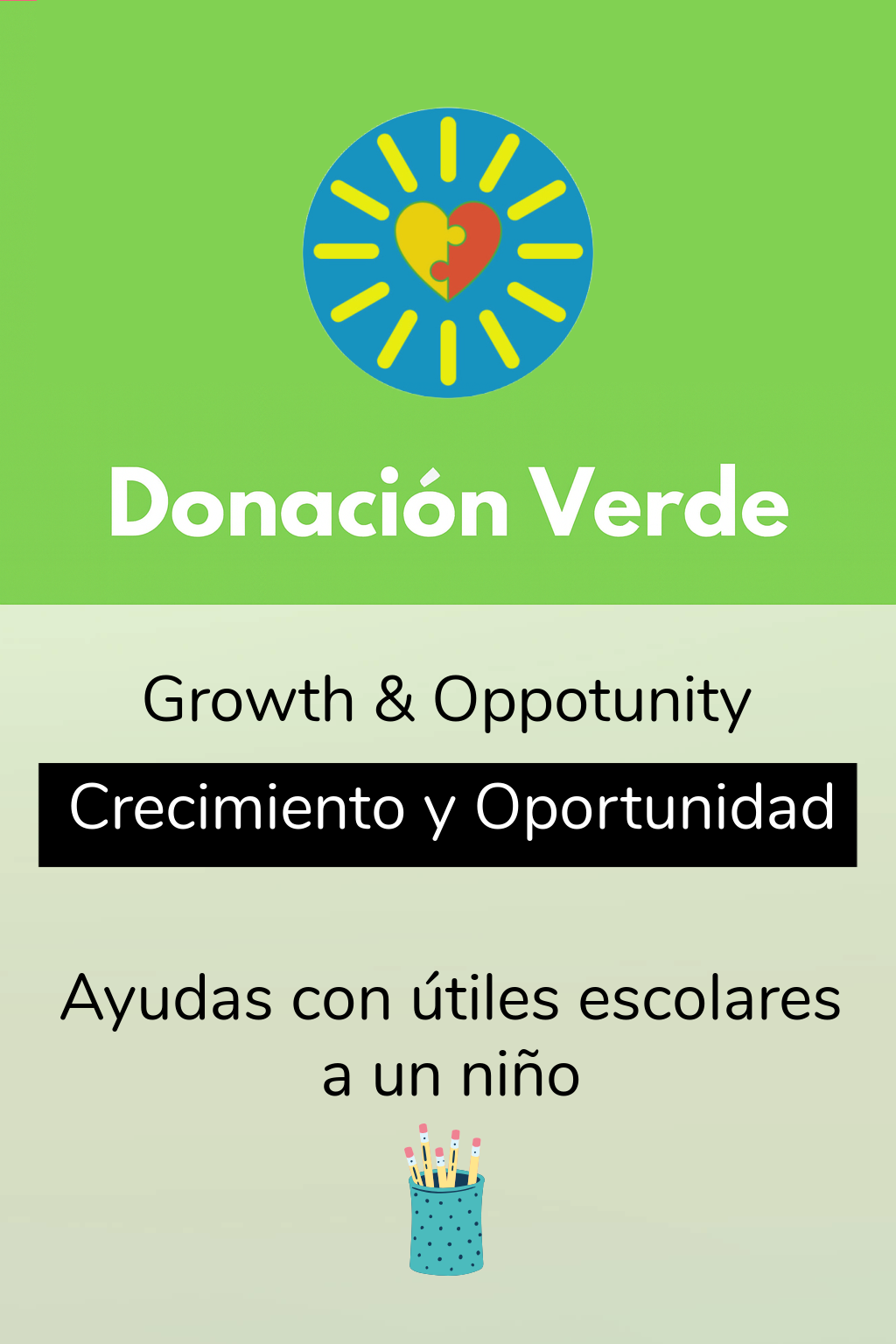 DONATE – Ayuda a un Niño en Necesidad / Help a Child in Need