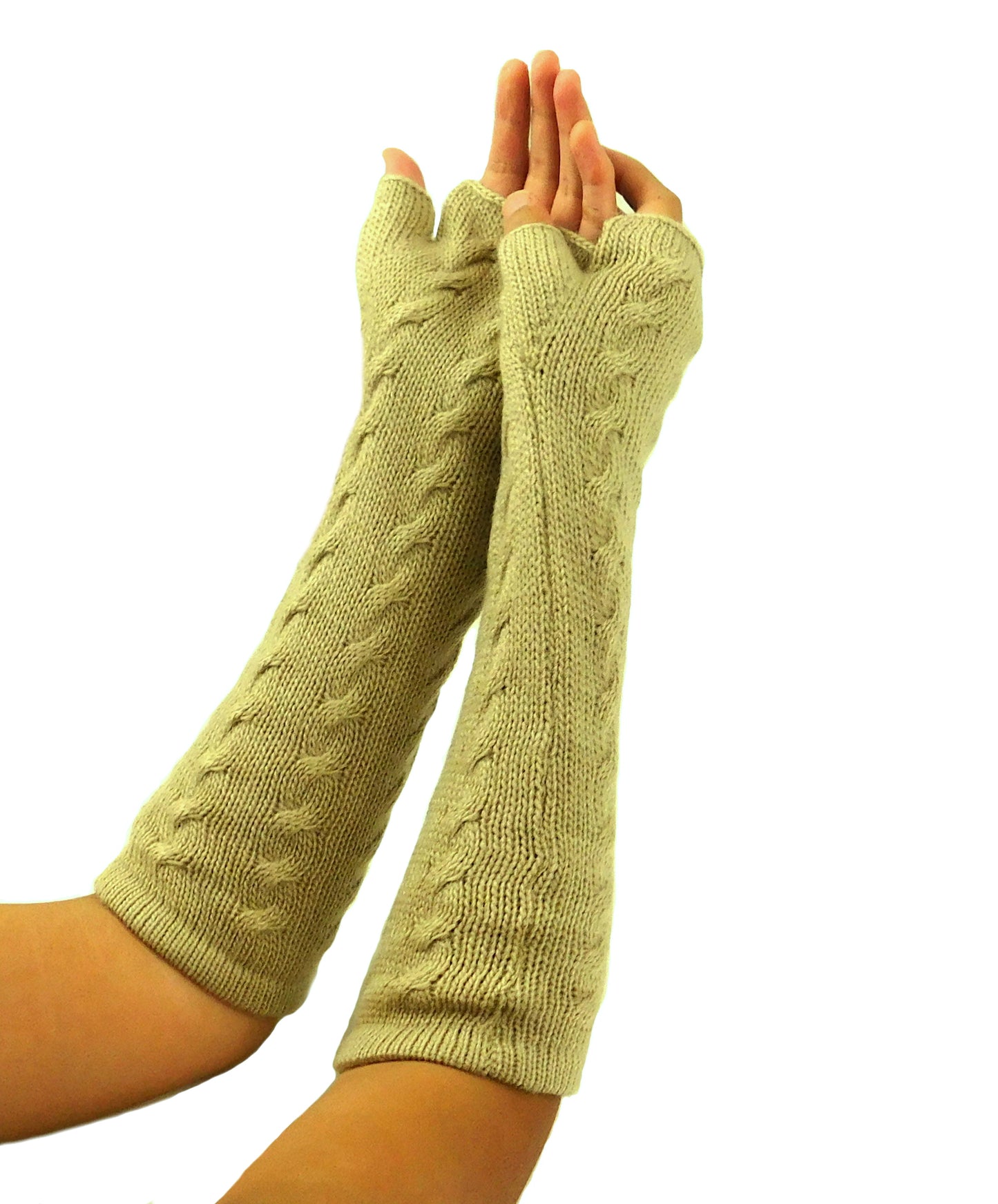 Alpaca Gloves - Beige
