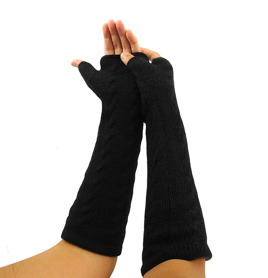 black gloves